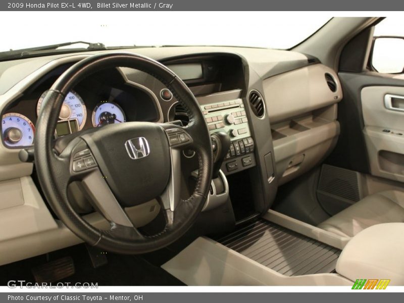 Billet Silver Metallic / Gray 2009 Honda Pilot EX-L 4WD