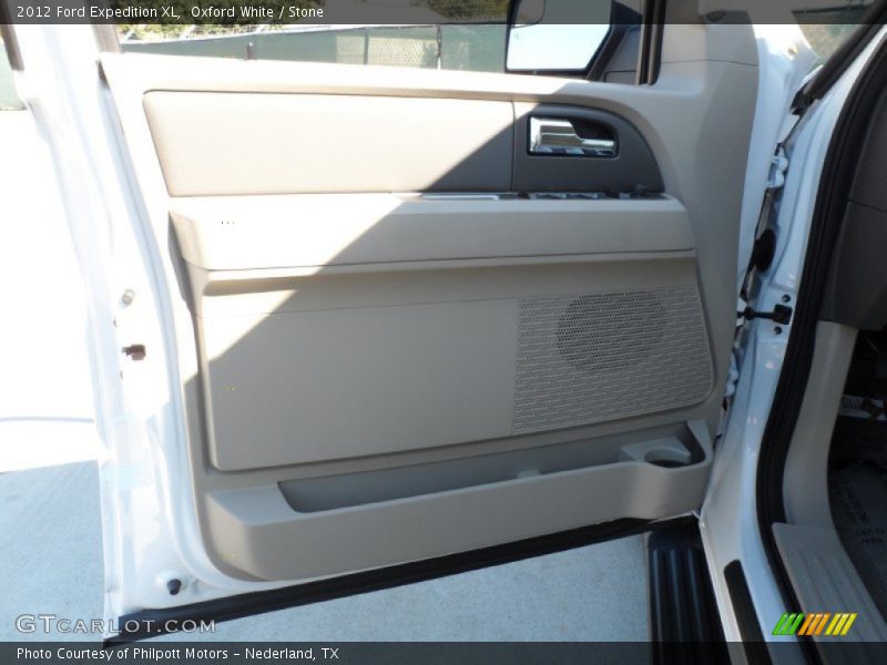 Oxford White / Stone 2012 Ford Expedition XL