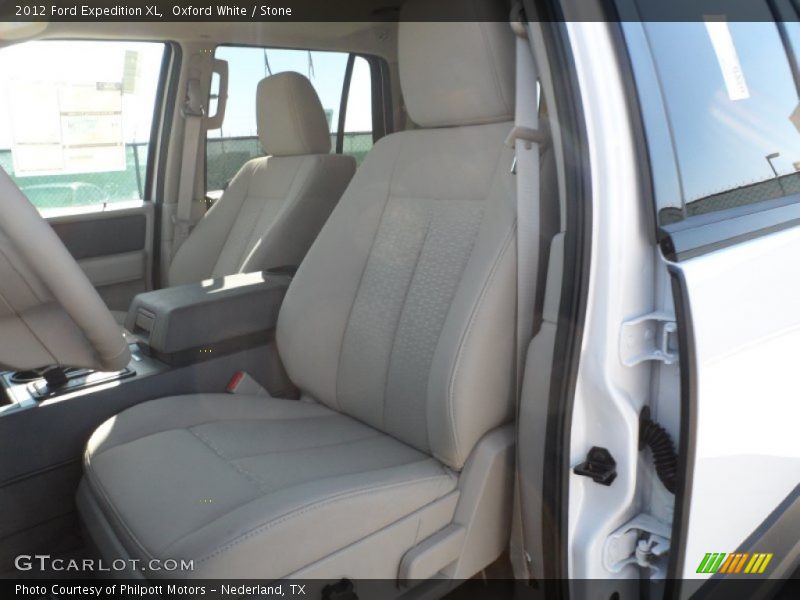 Oxford White / Stone 2012 Ford Expedition XL