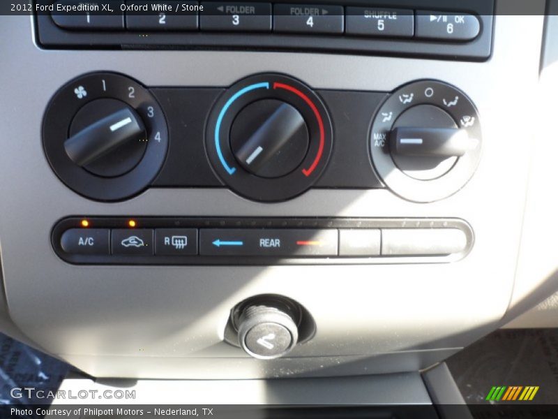 Controls of 2012 Expedition XL