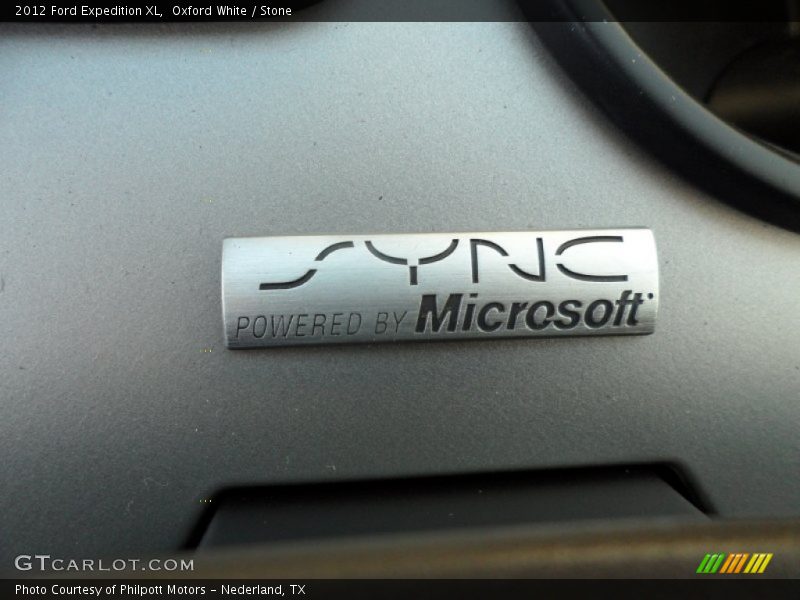 Oxford White / Stone 2012 Ford Expedition XL