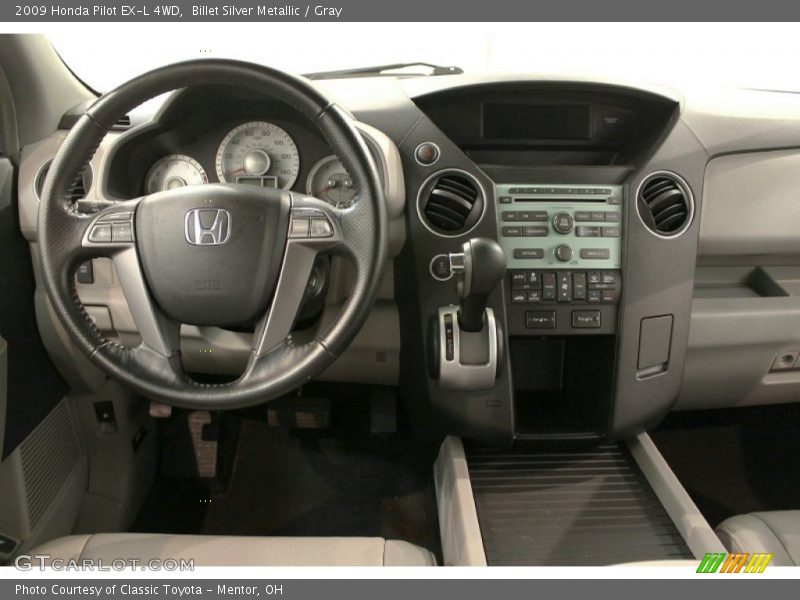 Billet Silver Metallic / Gray 2009 Honda Pilot EX-L 4WD