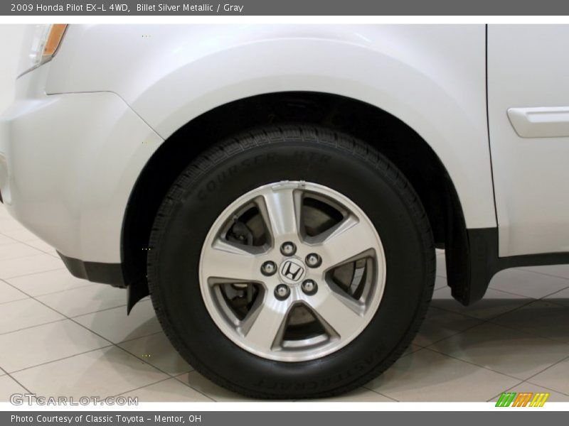 Billet Silver Metallic / Gray 2009 Honda Pilot EX-L 4WD