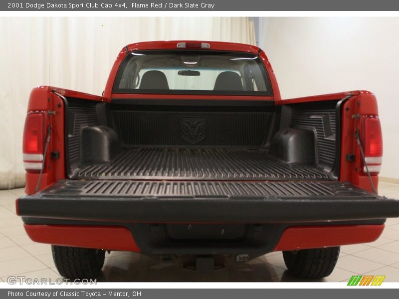 Flame Red / Dark Slate Gray 2001 Dodge Dakota Sport Club Cab 4x4