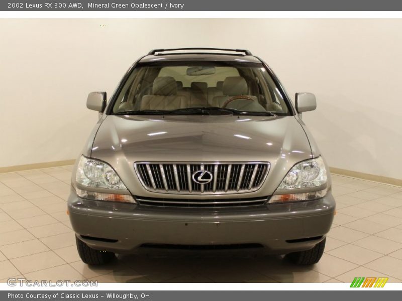 Mineral Green Opalescent / Ivory 2002 Lexus RX 300 AWD