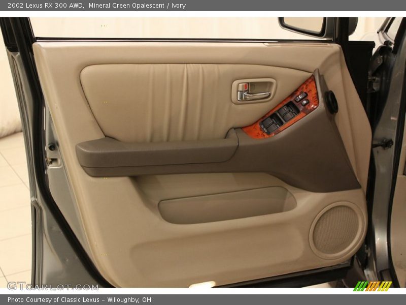 Mineral Green Opalescent / Ivory 2002 Lexus RX 300 AWD