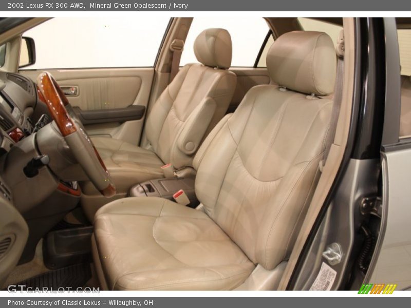 Mineral Green Opalescent / Ivory 2002 Lexus RX 300 AWD