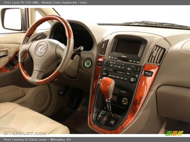 Mineral Green Opalescent / Ivory 2002 Lexus RX 300 AWD