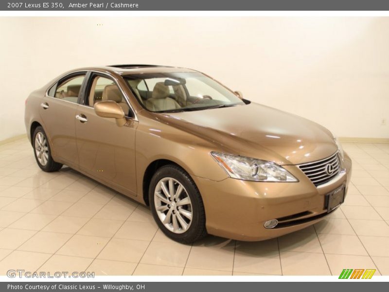 Amber Pearl / Cashmere 2007 Lexus ES 350
