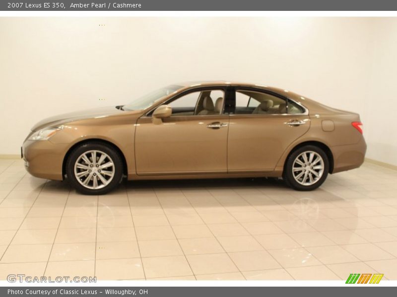 Amber Pearl / Cashmere 2007 Lexus ES 350