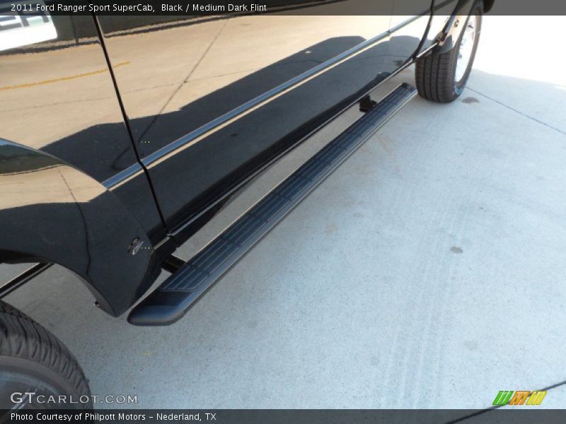 Black / Medium Dark Flint 2011 Ford Ranger Sport SuperCab