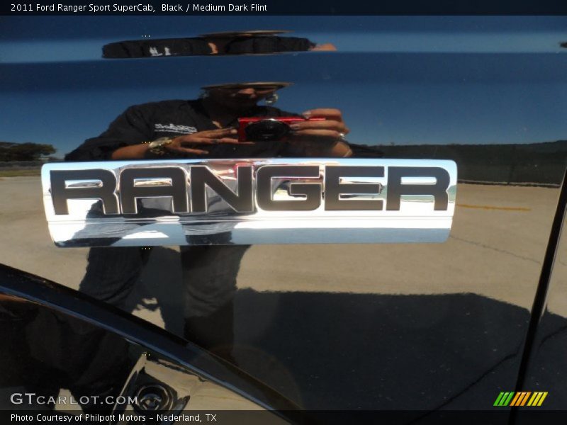 Black / Medium Dark Flint 2011 Ford Ranger Sport SuperCab