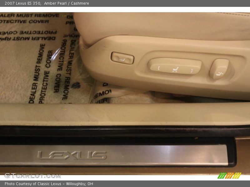 Amber Pearl / Cashmere 2007 Lexus ES 350