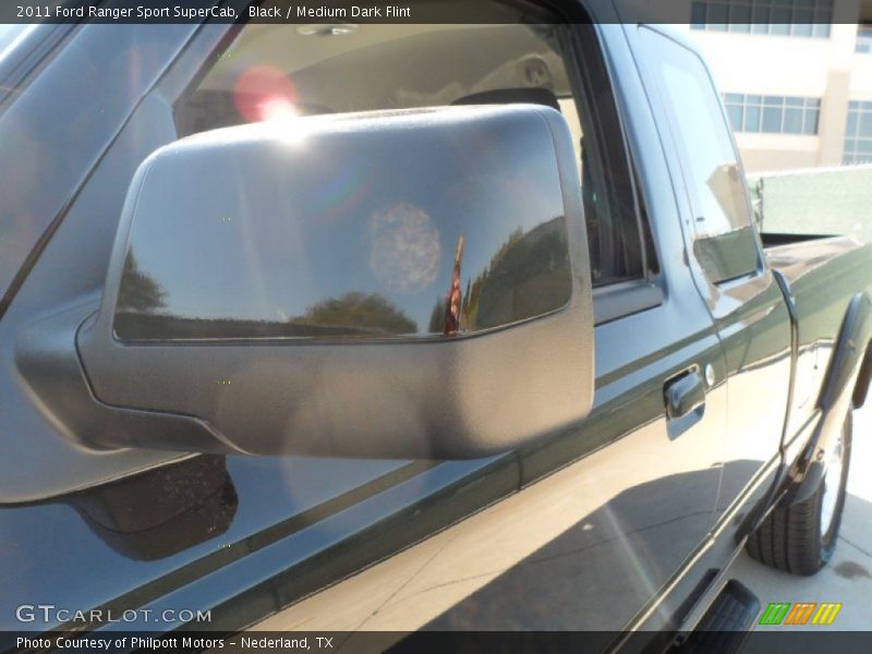 Black / Medium Dark Flint 2011 Ford Ranger Sport SuperCab