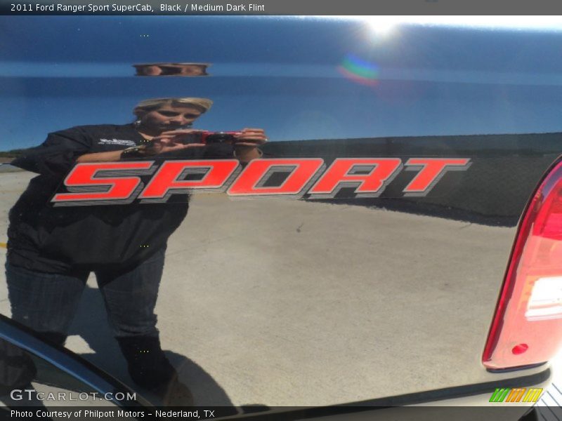 Black / Medium Dark Flint 2011 Ford Ranger Sport SuperCab