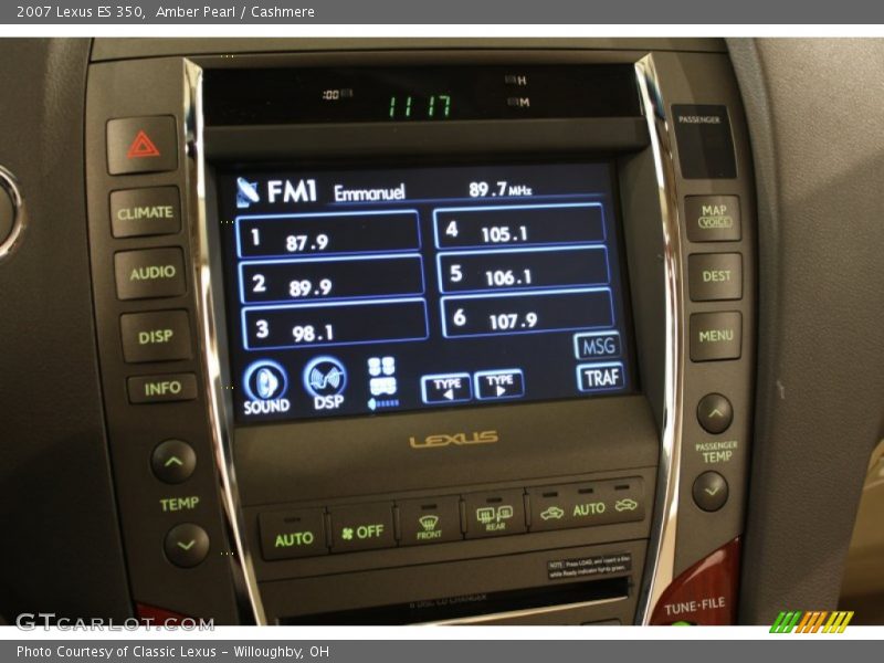 Amber Pearl / Cashmere 2007 Lexus ES 350