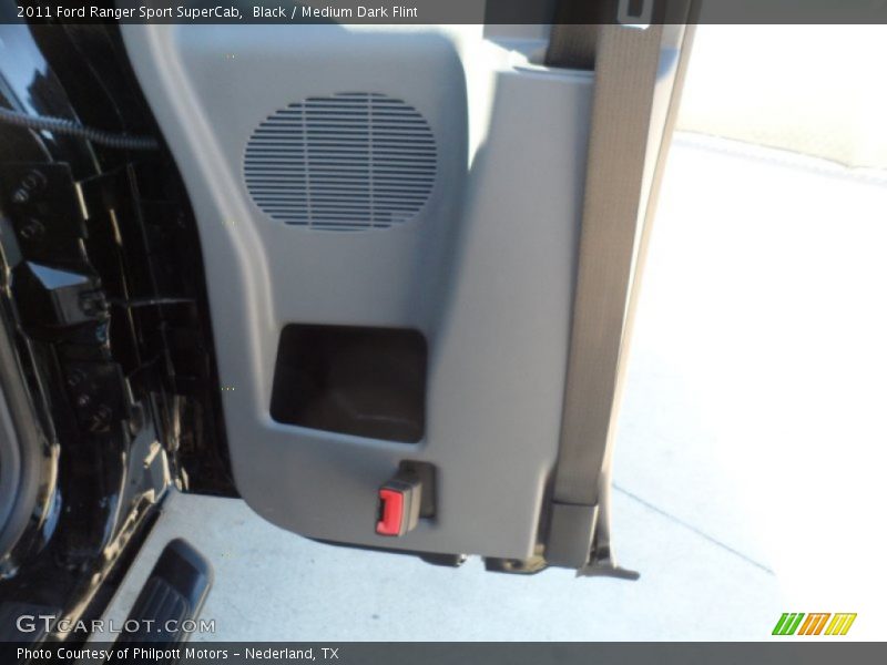 Black / Medium Dark Flint 2011 Ford Ranger Sport SuperCab