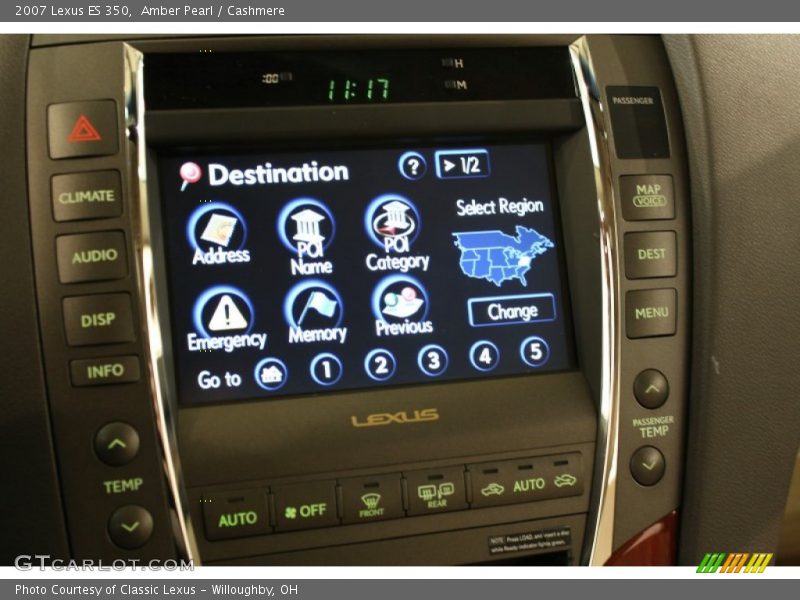 Amber Pearl / Cashmere 2007 Lexus ES 350