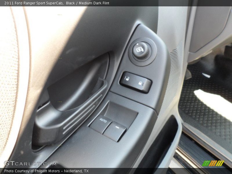 Black / Medium Dark Flint 2011 Ford Ranger Sport SuperCab