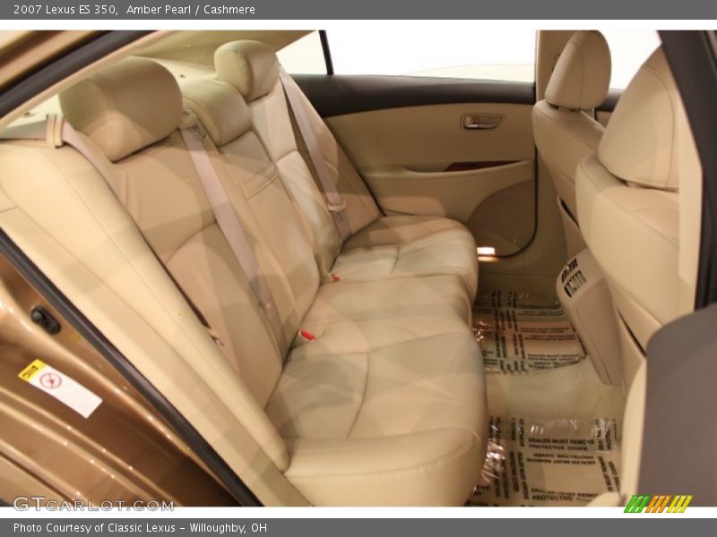 Amber Pearl / Cashmere 2007 Lexus ES 350