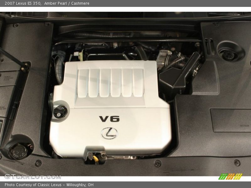 Amber Pearl / Cashmere 2007 Lexus ES 350