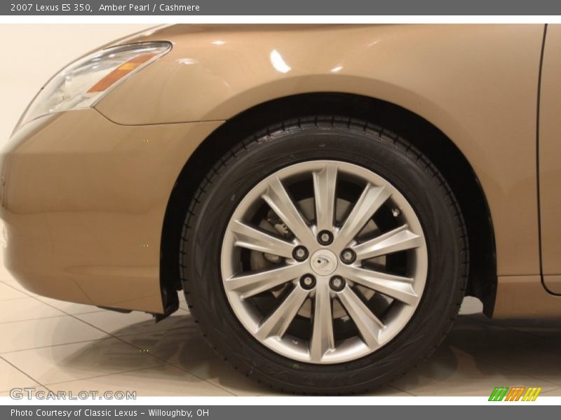 Amber Pearl / Cashmere 2007 Lexus ES 350