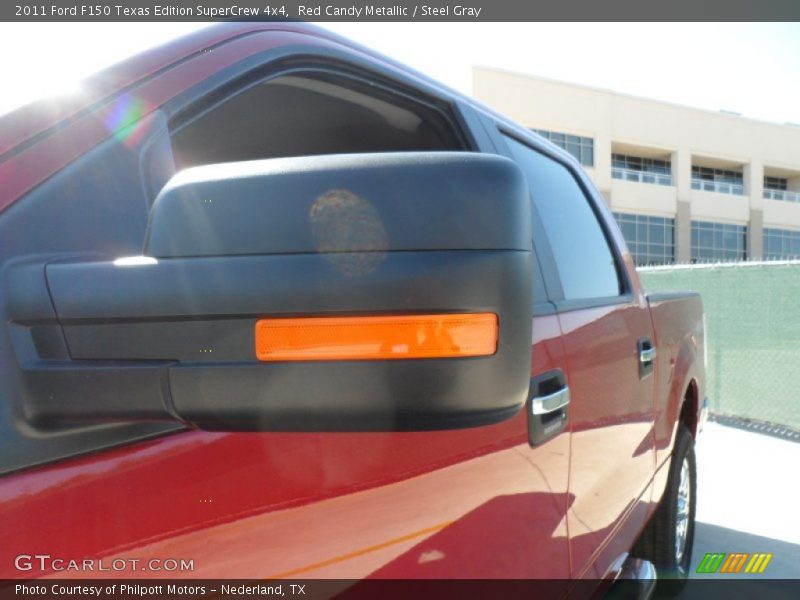 Red Candy Metallic / Steel Gray 2011 Ford F150 Texas Edition SuperCrew 4x4