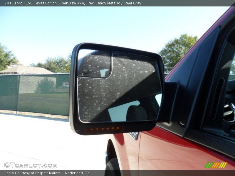 Red Candy Metallic / Steel Gray 2011 Ford F150 Texas Edition SuperCrew 4x4