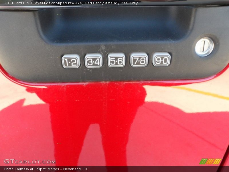 Red Candy Metallic / Steel Gray 2011 Ford F150 Texas Edition SuperCrew 4x4