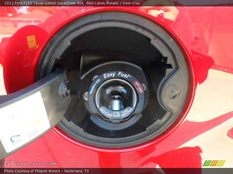 Red Candy Metallic / Steel Gray 2011 Ford F150 Texas Edition SuperCrew 4x4