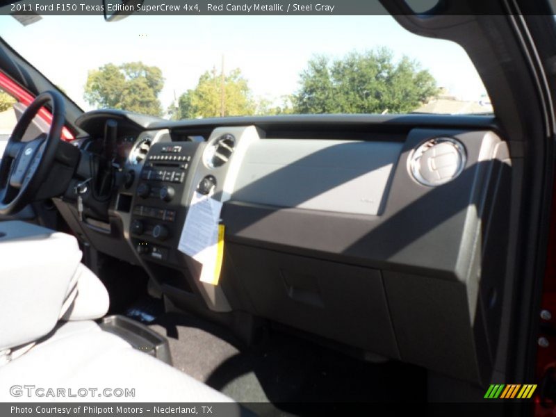 Red Candy Metallic / Steel Gray 2011 Ford F150 Texas Edition SuperCrew 4x4