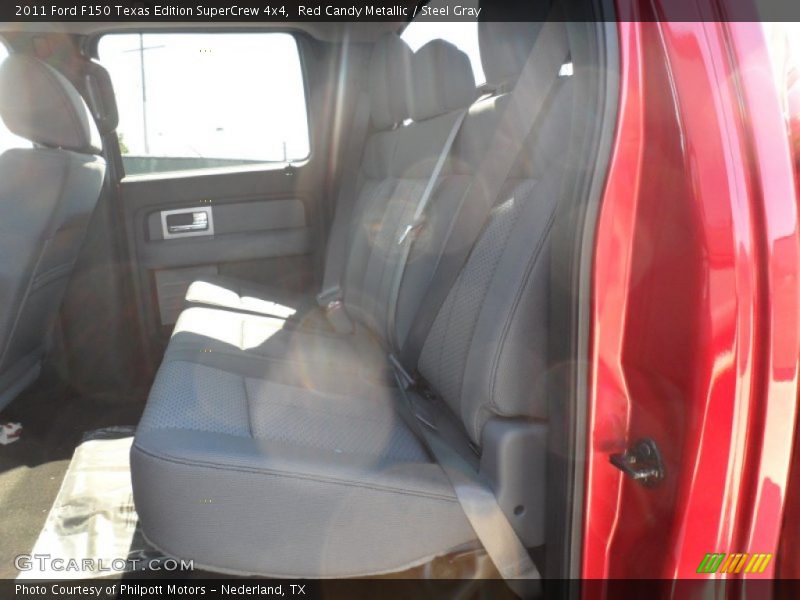 Red Candy Metallic / Steel Gray 2011 Ford F150 Texas Edition SuperCrew 4x4