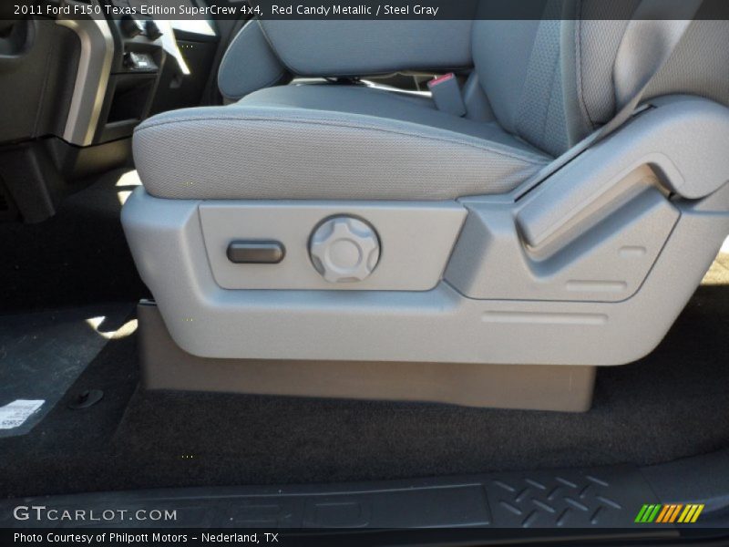 Red Candy Metallic / Steel Gray 2011 Ford F150 Texas Edition SuperCrew 4x4