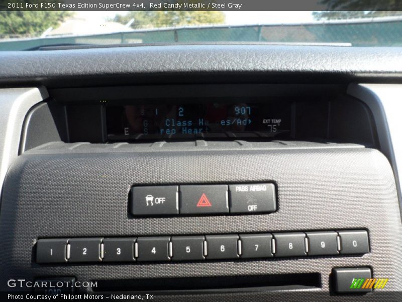 Red Candy Metallic / Steel Gray 2011 Ford F150 Texas Edition SuperCrew 4x4