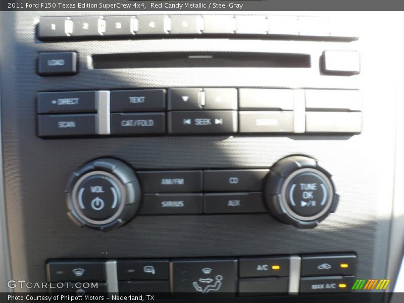 Red Candy Metallic / Steel Gray 2011 Ford F150 Texas Edition SuperCrew 4x4