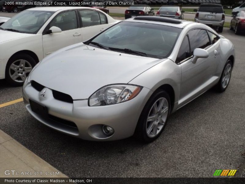 Liquid Silver Metallic / Dark Charcoal 2006 Mitsubishi Eclipse GT Coupe