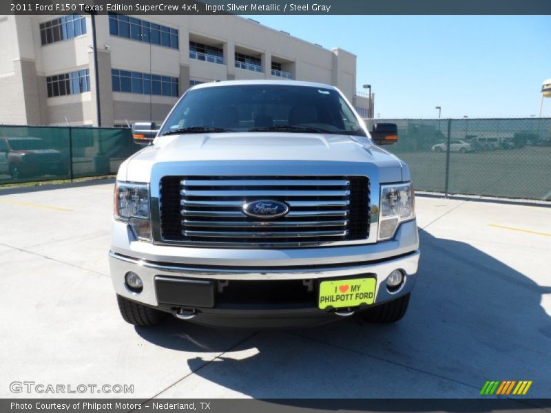 Ingot Silver Metallic / Steel Gray 2011 Ford F150 Texas Edition SuperCrew 4x4