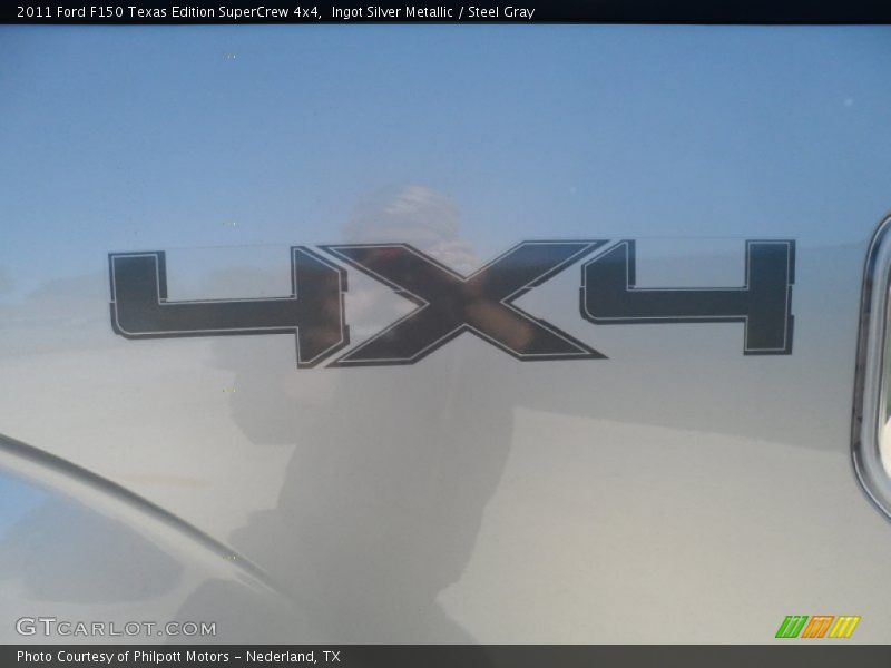Ingot Silver Metallic / Steel Gray 2011 Ford F150 Texas Edition SuperCrew 4x4