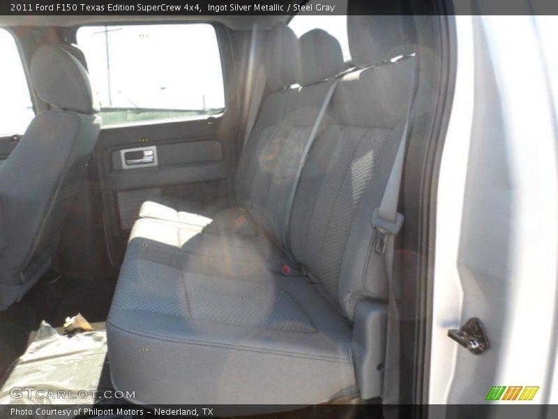 Ingot Silver Metallic / Steel Gray 2011 Ford F150 Texas Edition SuperCrew 4x4