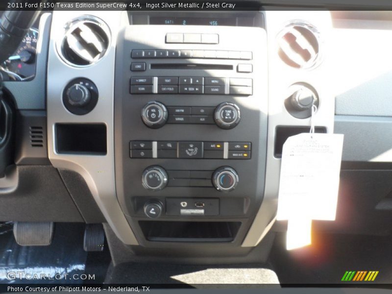 Ingot Silver Metallic / Steel Gray 2011 Ford F150 Texas Edition SuperCrew 4x4