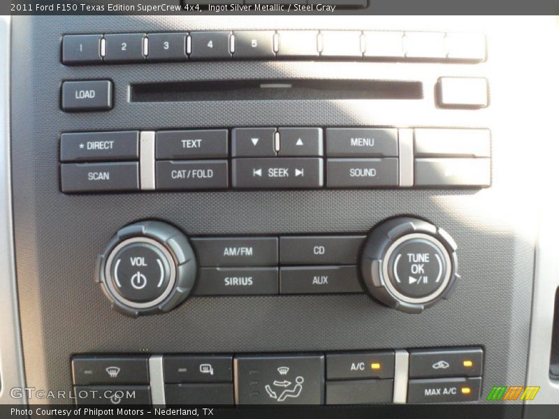 Ingot Silver Metallic / Steel Gray 2011 Ford F150 Texas Edition SuperCrew 4x4