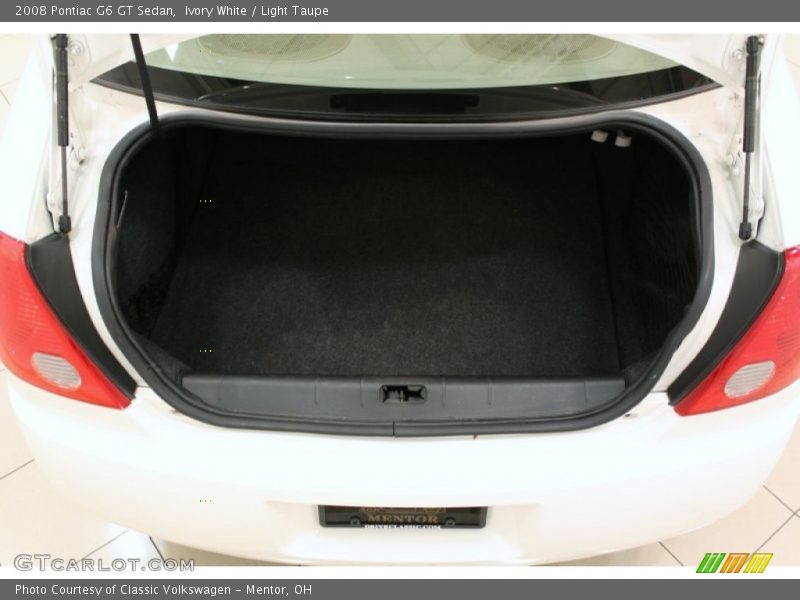 Ivory White / Light Taupe 2008 Pontiac G6 GT Sedan