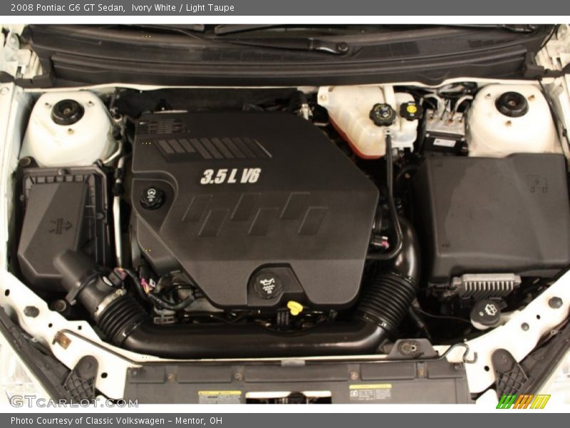 Ivory White / Light Taupe 2008 Pontiac G6 GT Sedan