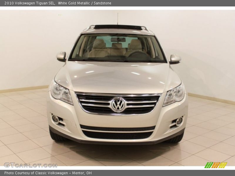 White Gold Metallic / Sandstone 2010 Volkswagen Tiguan SEL