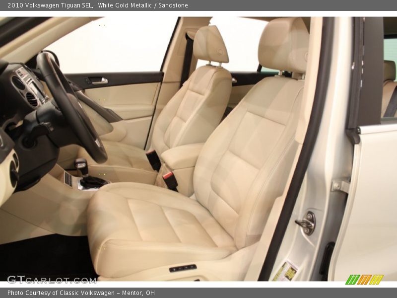 White Gold Metallic / Sandstone 2010 Volkswagen Tiguan SEL