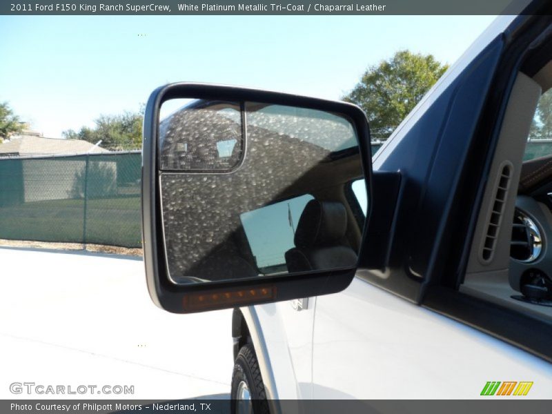 White Platinum Metallic Tri-Coat / Chaparral Leather 2011 Ford F150 King Ranch SuperCrew