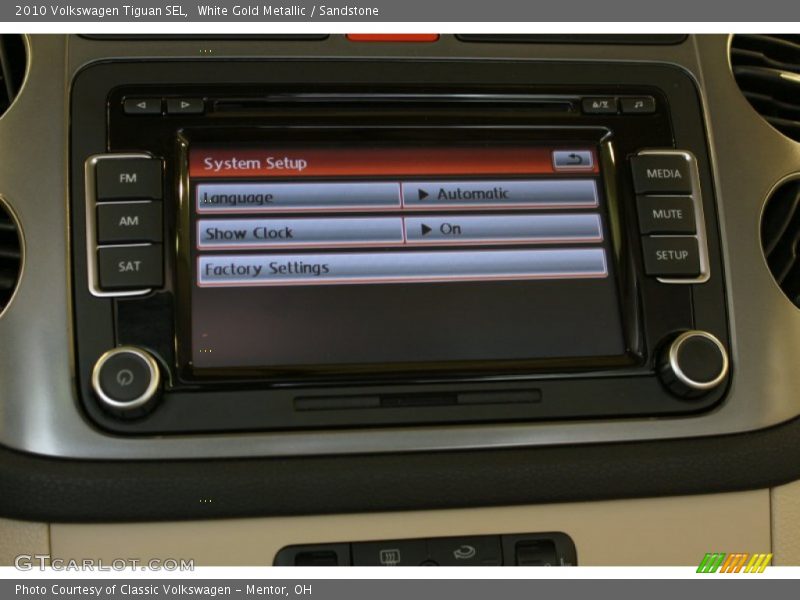 White Gold Metallic / Sandstone 2010 Volkswagen Tiguan SEL