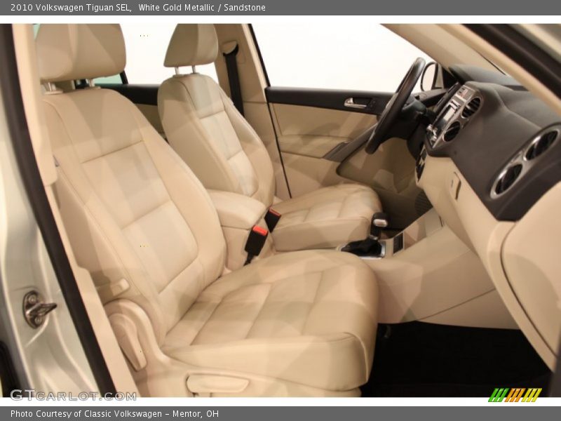 White Gold Metallic / Sandstone 2010 Volkswagen Tiguan SEL
