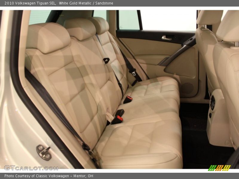 White Gold Metallic / Sandstone 2010 Volkswagen Tiguan SEL