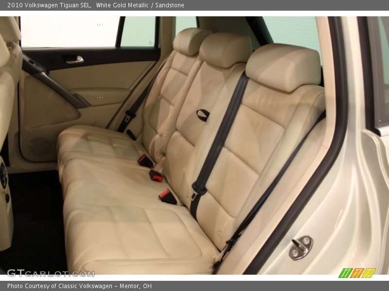 White Gold Metallic / Sandstone 2010 Volkswagen Tiguan SEL